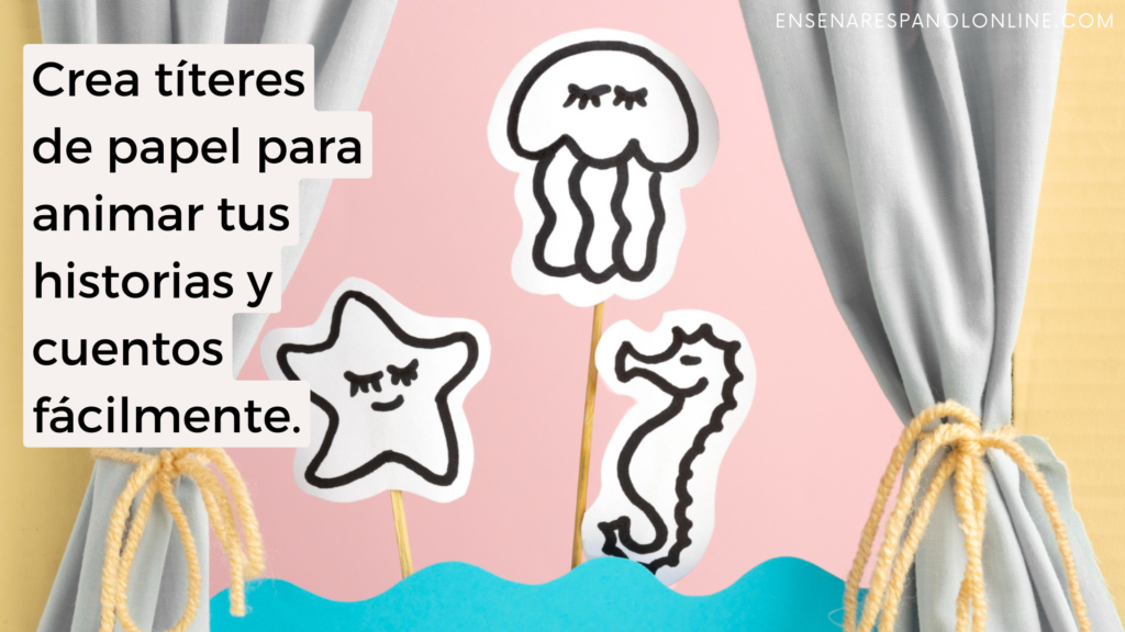 titeres-papel-clases-espanol