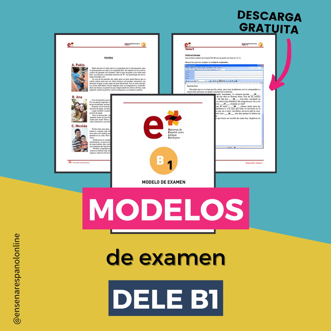 Guía Completa DELE B1 – Preparar el examen – Enseñar Español Online