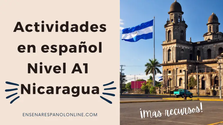 Actividades en español Nivel A1 Nicaragua